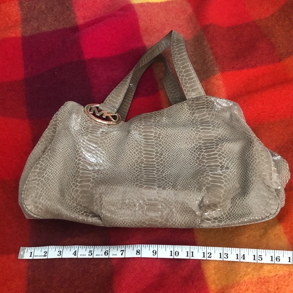 Michael Kors Snakeskin Handbag - Picture 8 of 9